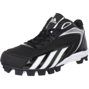 adidas Men's Hotstreak Mid Baseball Cleat Black/Running White/Black/Metallic Silver - Кроссовки - $45.00  ~ 38.65€