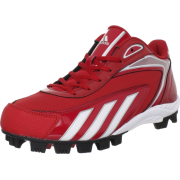 adidas Men's Hotstreak Mid Baseball Cleat University Red/Running White/Metallic Silver - Кроссовки - $45.00  ~ 38.65€