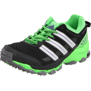 adidas Men's Response Trail 18 Running Shoe Black/Metallic Silver/Intense Green - Sneakers - $52.25 