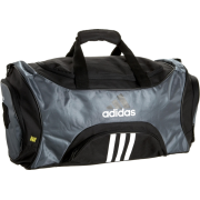 adidas Striker Medium Duffel Bag lead/black - Borse - $44.99  ~ 38.64€