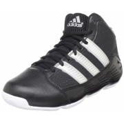 adidas Superbeast TD Mid Basketball Shoe (Little Kid/Big Kid) Black/Running White/Metallic Silver - Sneakers - $32.39 