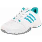 adidas Women's Barricade Team 2 Tennis Shoe Running White/Ultra Green/Silver - Sneakers - $80.00 