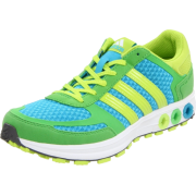 adidas Women's La Trainer W Running Shoe Intense Blue/Slime/Intense Green - Sneakers - $64.99 