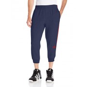 adidas Men's Basketball Slim 3-Stripe 3/4 Pants - Балетки - $17.91  ~ 15.38€