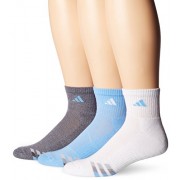 adidas Men's Cushioned Quarter Compression Socks (3-Pack) - Flats - $7.18 