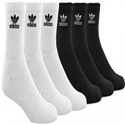 adidas Men's Originals Cushioned 6-Pack Crew Socks - Flats - $15.97 