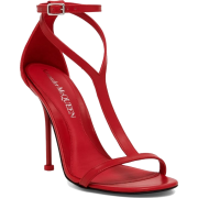 alexander-mcqueen-leather-harness-heeled - 凉鞋 - 