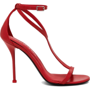 alexander-mcqueen-leather-harness-heeled - 凉鞋 - 