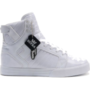 All White Supra Skytop Patent  - Scarpe classiche - 