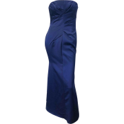 angel sanchez navy silk dress - Vestidos - 