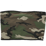 army green collar wrapped chest - Vests - $15.99 