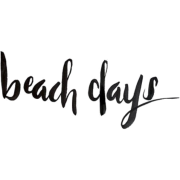 beach days text - イラスト用文字 - 