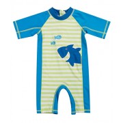 belamo Baby Boys Girls Rashguard Swimsuit Short Sleeve Sun Protection Shirts - Kostiumy kąpielowe - $12.99  ~ 11.16€