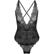 black lace bodysuit - Biancheria intima - 