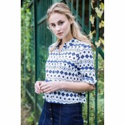 blue shirts, women, summer - Il mio sguardo - $29.00  ~ 24.91€
