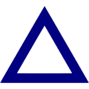 blue triangle - Objectos - 