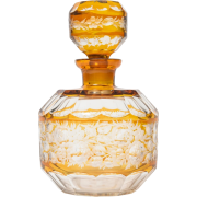 bohemian amberglass decanter early 1900s - Items - 
