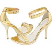 golden shoes - Sandals - 