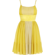 yellow dress - Dresses - 