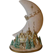 circa 1992 Christmas ornament moon town - Articoli - 