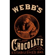 circa 19th cen webbs chocolate poster - Tekstovi - 