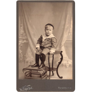 clate 19th early 20th cen cabinet photo - Personas - 