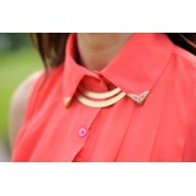 coral shirt - My look - 