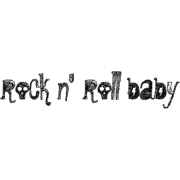 Rock N' Roll Baby - イラスト用文字 - 