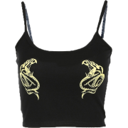 dragon printing base camisole top - Vests - $16.99 