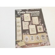 four seasons, cross stitch pattern, diy  - Fondo - $4.99  ~ 4.29€