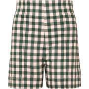 gingham shorts - Hlače - kratke - 