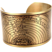 golden astronomy cuff on Etsy - Narukvice - 