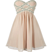 Haljina Dresses Beige - 连衣裙 - 