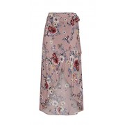 &harmony Women's Wrap Skirt - Ladies Tropical Flower Print Asymmetrical Skirt - Obleke - $23.99  ~ 20.60€