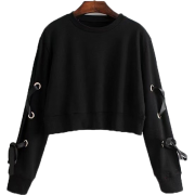  hollow long sleeve pullover sweater - Swetry - $27.99  ~ 24.04€