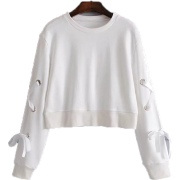 hollow long sleeve pullover sweater - Swetry - $27.99  ~ 24.04€