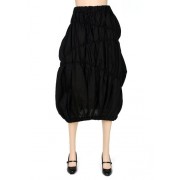 ililily Linen Long Maxi Summer Dress Skirt Loose Fit Ruffled Tiers Plus Size - Flats - $56.49 