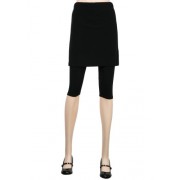 ililily Solid Color M-2XL Lightweight Skirt Leggings Summer Cropped Active Pants - Balerinke - $29.99  ~ 190,51kn