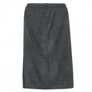 ililily Women Stretchable Elastic Band Back Slit Comfy Midi Long Pencil Skirt - Flats - $23.49 