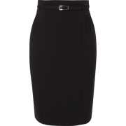 Black Pencil Skirt - スカート - 