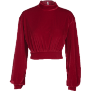 lantern sleeves short vest long sleeves  - Srajce - dolge - $19.99  ~ 17.17€