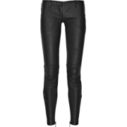 Leather Leggings - Tajice - 