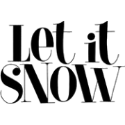 let it snow lettering wording - Uncategorized - 