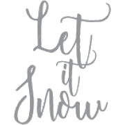 let it snow lettering wording - Uncategorized - 