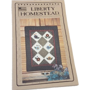liberty homestead, applique pattern, DIY - Ilustracije - $3.99  ~ 3.43€