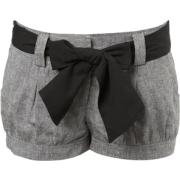 Black Bow Shorts  - Calções - 