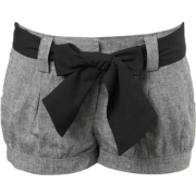 Black Bow Shorts  - Shorts - 