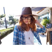 夏の帽子とシャツ - Moj look - 