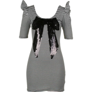 stripe sequin haljina - Obleke - 