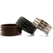 Leather Wrist Band - Bracelets - $9.99 